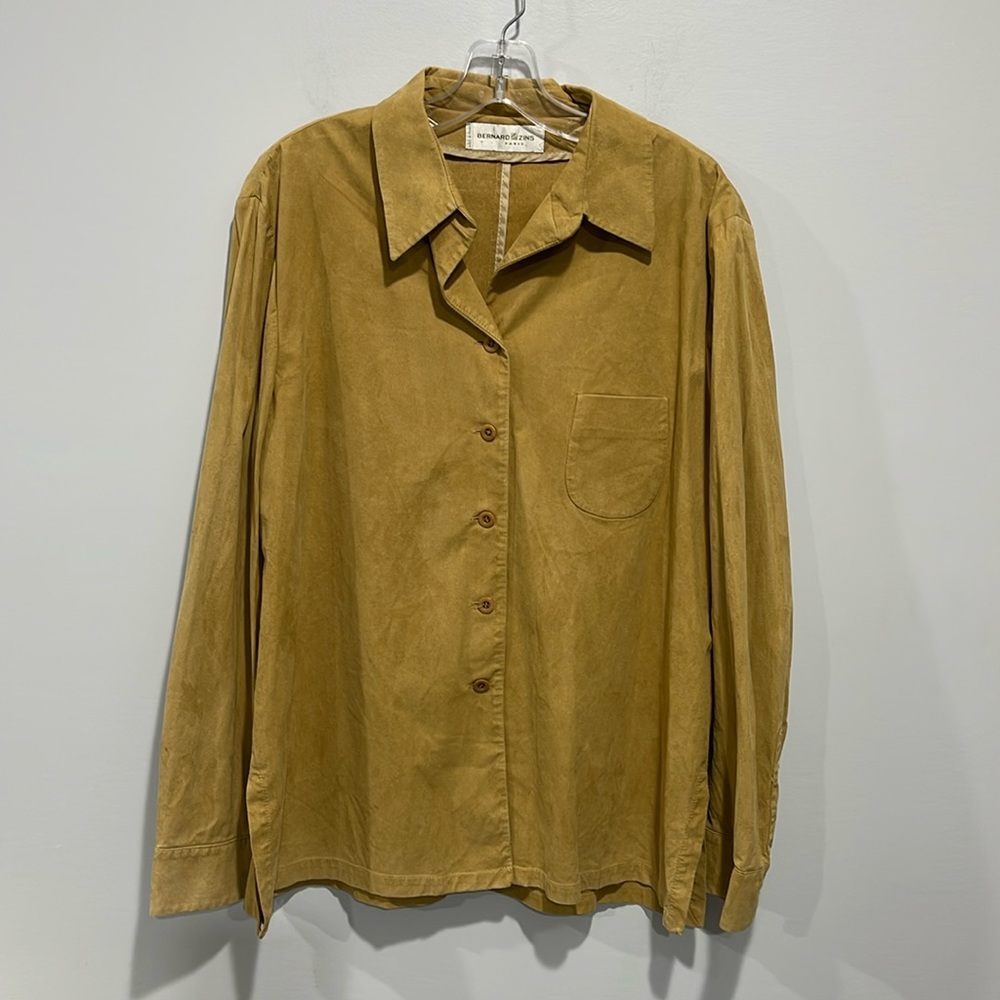 Vintage Bernard Zins Paris women’s size 14 Daktari button up shirt